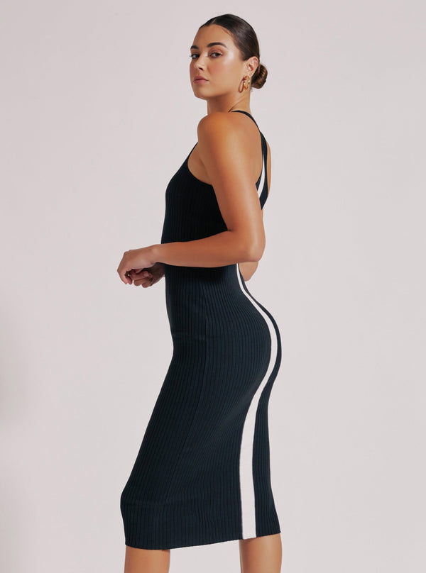 COLOR BLOCK DRESS - Blanc Noir Online Store