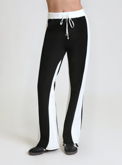 Color Blocked Wide Leg Pant - Blanc Noir Online Store