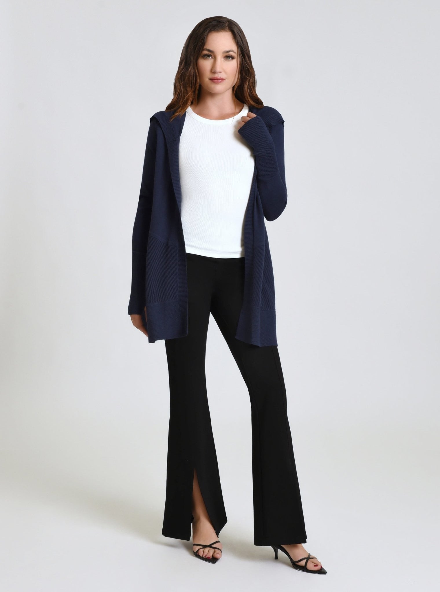 Cropped Portola Cardigan - Blanc Noir Online Store
