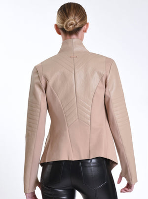 Drape Front Jacket - Blanc Noir Online Store