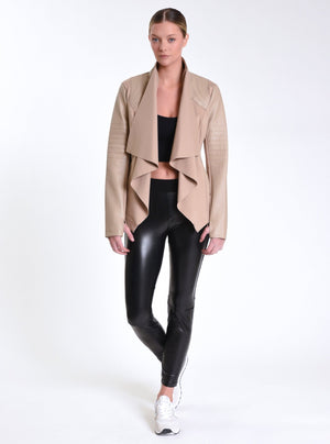 Drape Front Jacket - Blanc Noir Online Store