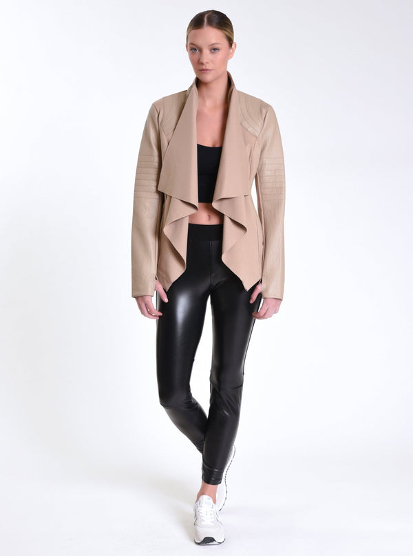 Drape Front Jacket - Blanc Noir Online Store