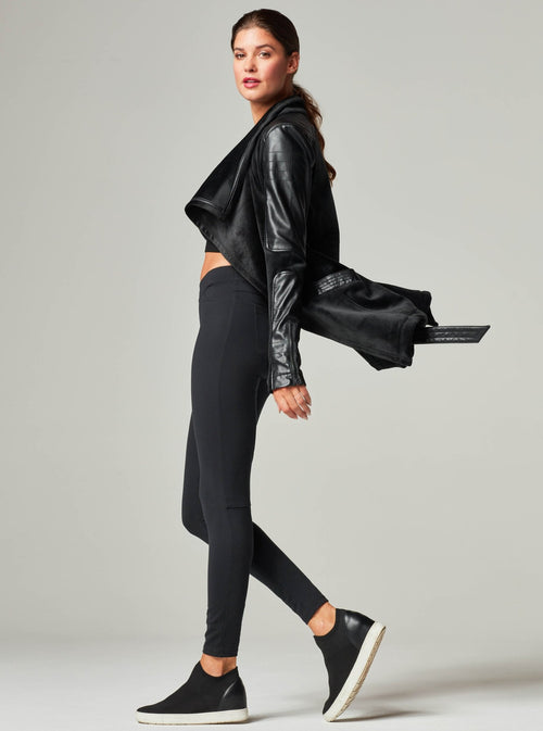 Drape Velour Jacket - Blanc Noir Online Store