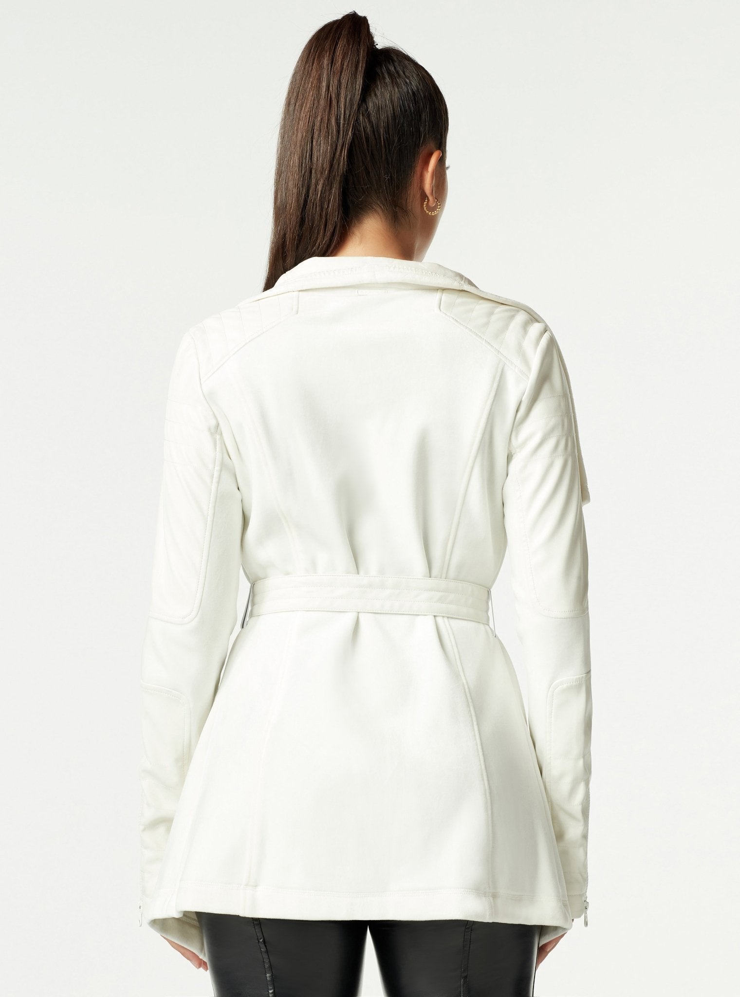 Drape Velour Jacket - Blanc Noir Online Store