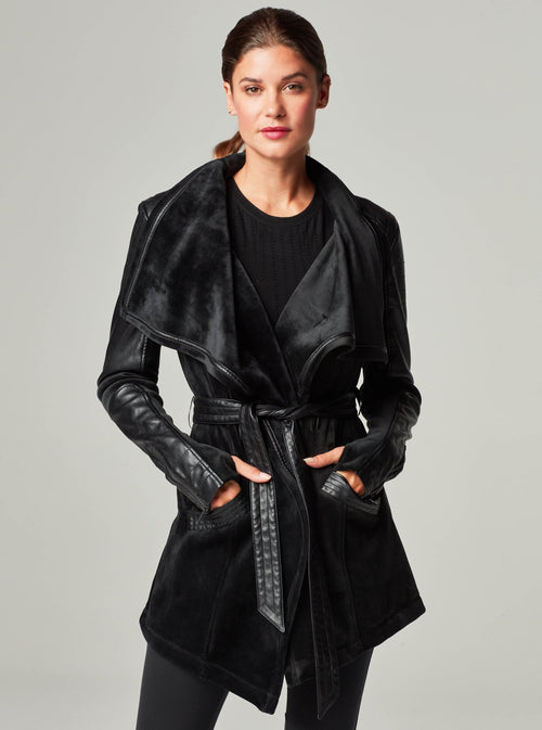 Drape Velour Jacket - Blanc Noir Online Store