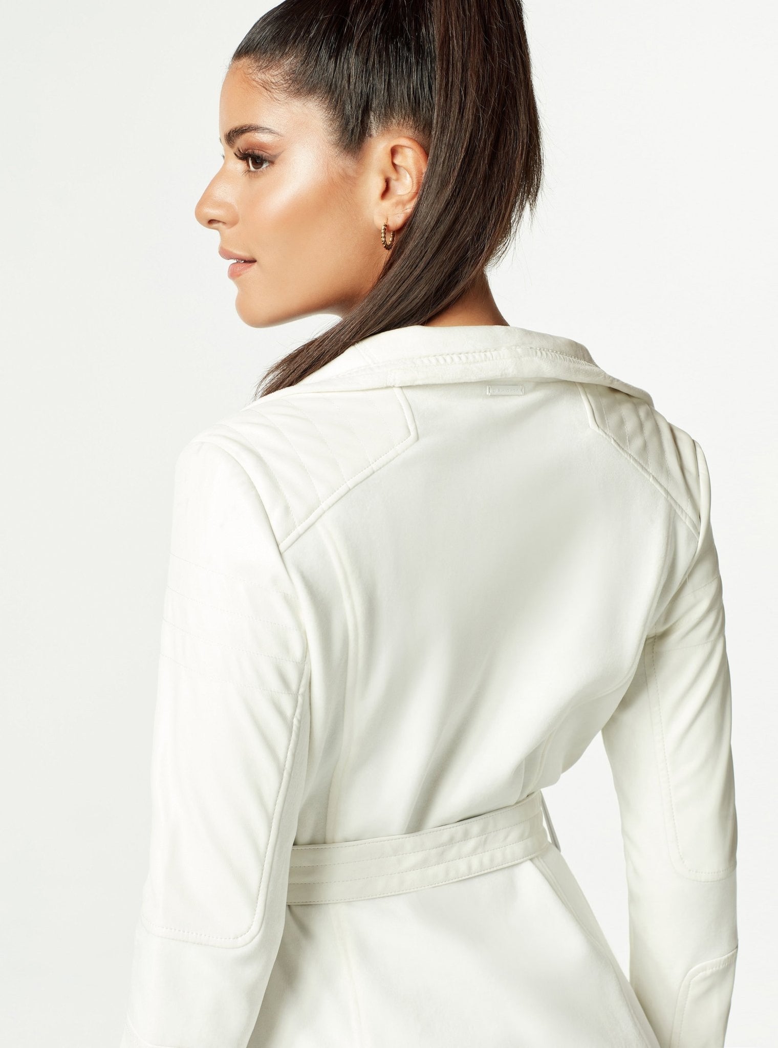 Drape Velour Jacket - Blanc Noir Online Store