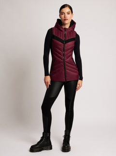 Elongated Puffer Vest - Blanc Noir Online Store