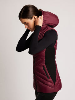 Elongated Puffer Vest - Blanc Noir Online Store