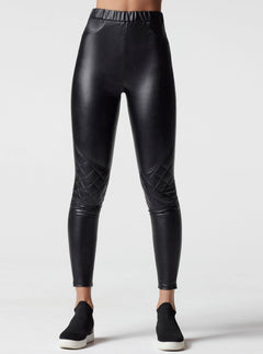 GOLD QUILTED LEGGING - Blanc Noir Online Store