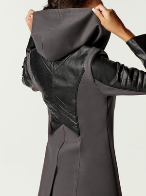 HOODED BLAZER - Blanc Noir Online Store