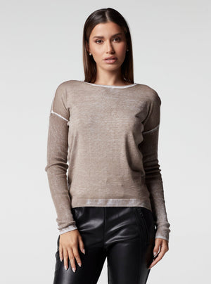 HUNTRESS BOYFRIEND SWEATER - Blanc Noir Online Store