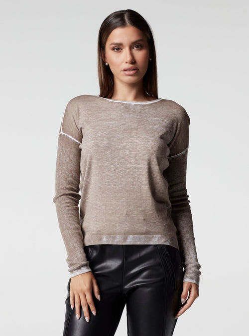 HUNTRESS BOYFRIEND SWEATER - Blanc Noir Online Store