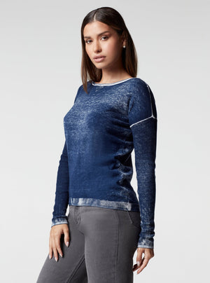 HUNTRESS BOYFRIEND SWEATER - Blanc Noir Online Store