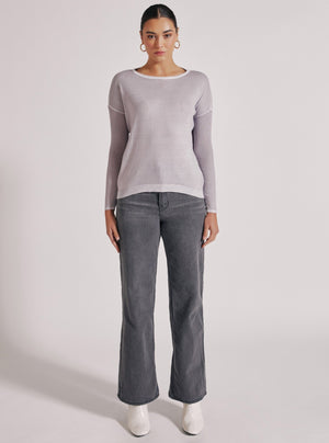 HUNTRESS BOYFRIEND SWEATER - Blanc Noir Online Store