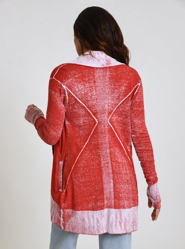 Huntress Drape Front Cardigan - Blanc Noir Online Store