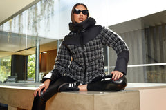 Irina Boucle Puffer Down-Filled - Blanc Noir Online Store