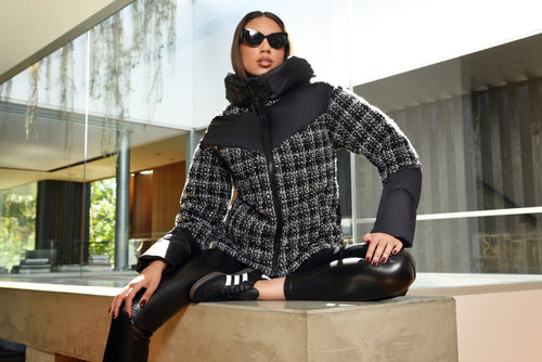 Irina Boucle Puffer Down-Filled - Blanc Noir Online Store