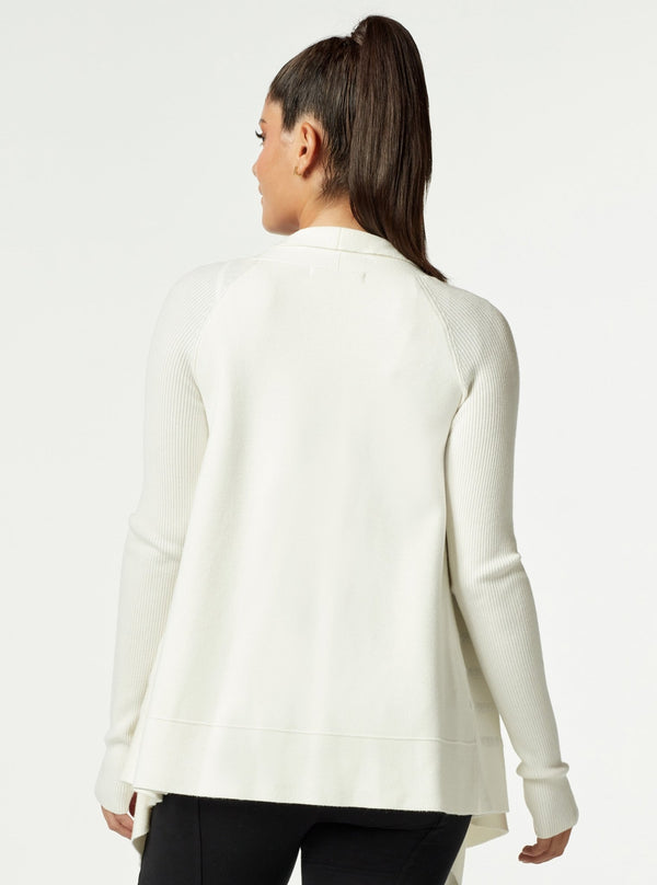 LIMINAL DRAPE FRONT SWEATER - FINAL SALE - Blanc Noir Online Store