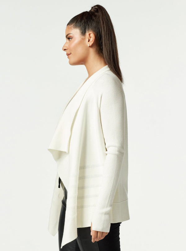 LIMINAL DRAPE FRONT SWEATER - FINAL SALE - Blanc Noir Online Store
