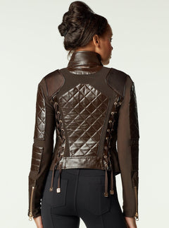 MOTO JACKET GOLD COLLECTION - Blanc Noir Online Store