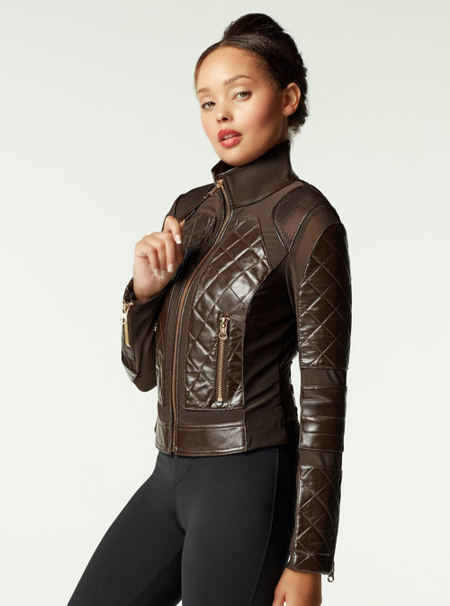 MOTO JACKET GOLD COLLECTION - Blanc Noir Online Store