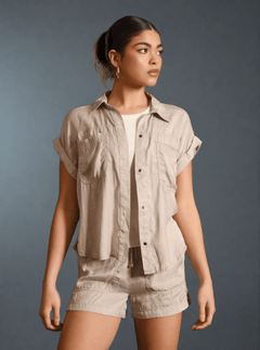 Phoenix Tencel Camp Shirt - Blanc Noir Online Store