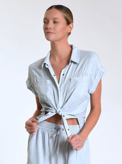 Phoenix Tencel Camp Shirt - Blanc Noir Online Store