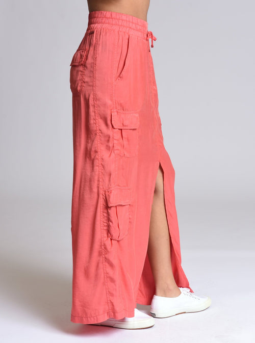 Phoenix Tencel Cargo Skirt - Blanc Noir Online Store
