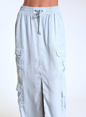 Phoenix Tencel Cargo Skirt - Blanc Noir Online Store