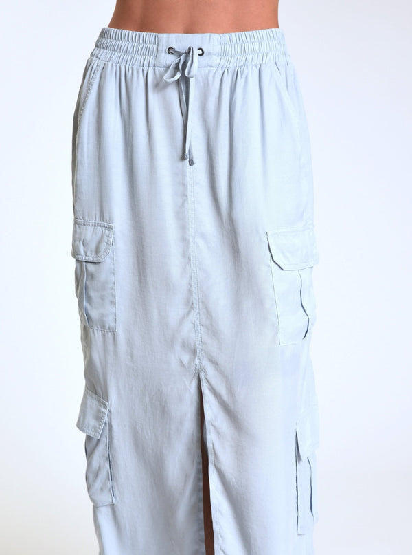 Phoenix Tencel Cargo Skirt - Blanc Noir Online Store