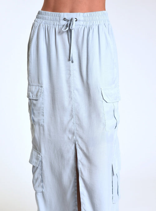 Phoenix Tencel Cargo Skirt - Blanc Noir Online Store