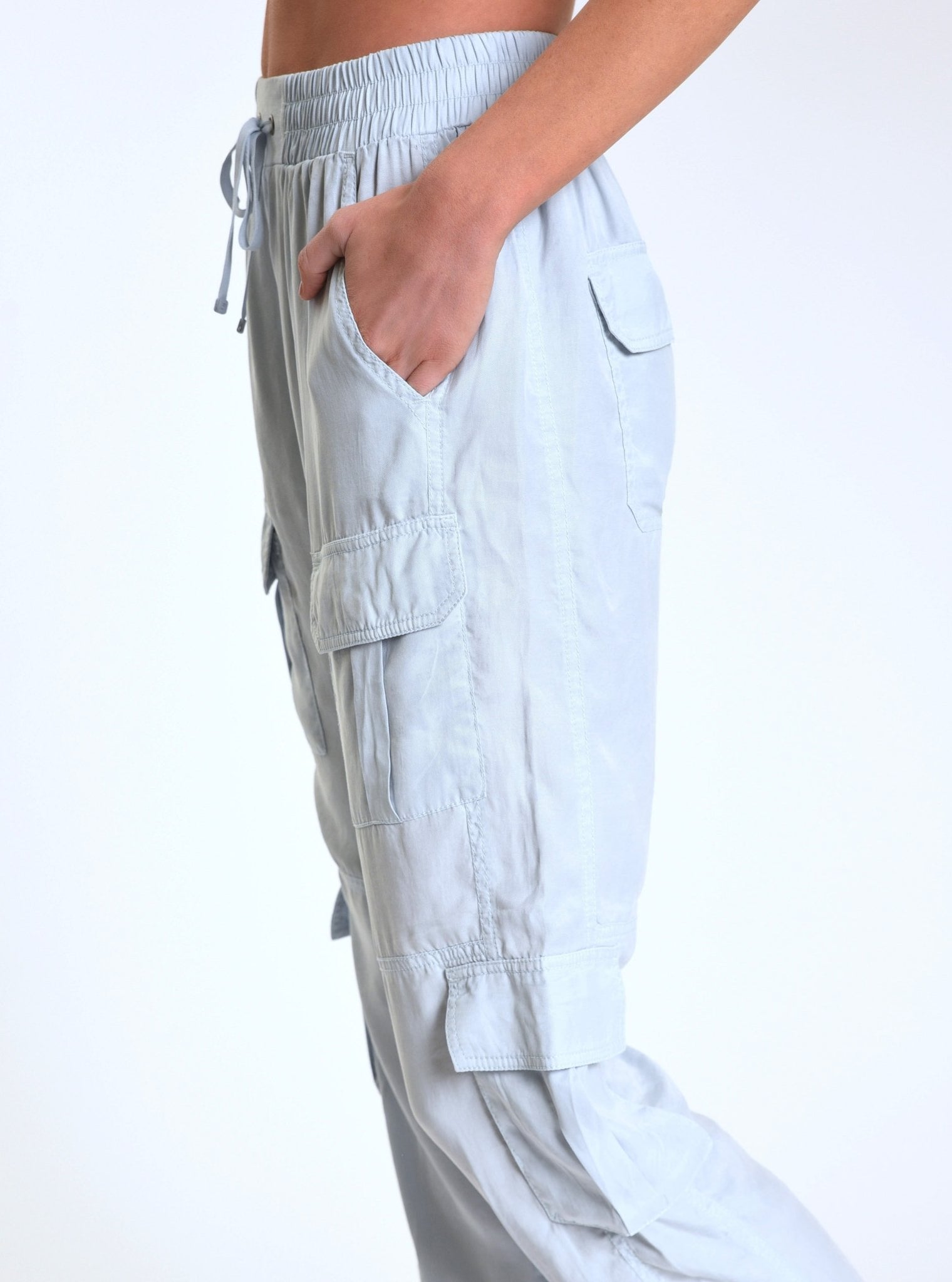 Phoenix Tencel Jogger - Blanc Noir Online Store