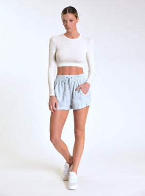 Phoenix Tencel Short - Blanc Noir Online Store