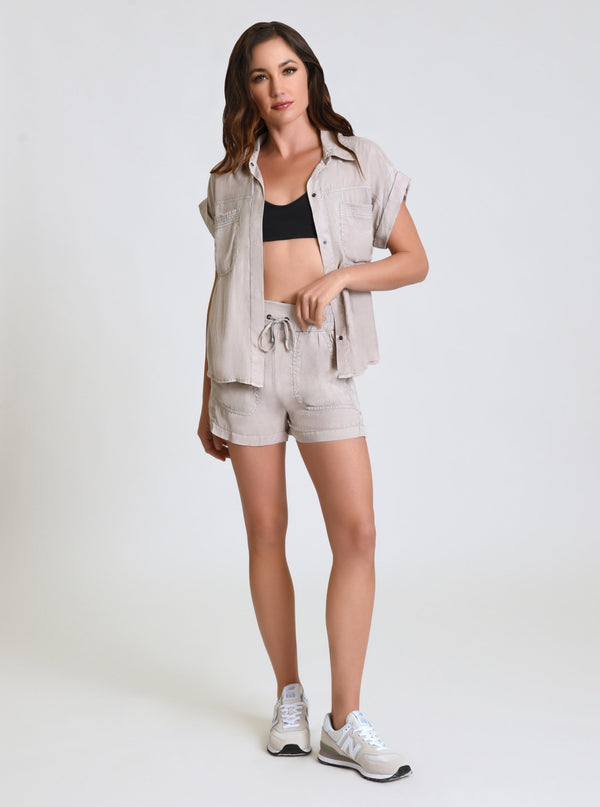 Phoenix Tencel Short - Blanc Noir Online Store