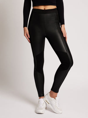 Ponte Leather Legging - Blanc Noir Online Store