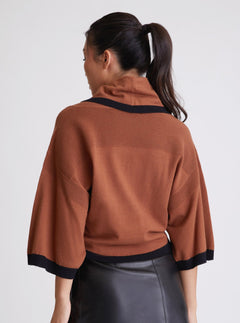 Portola Cowl Neck Sweater - final sale - Blanc Noir Online Store