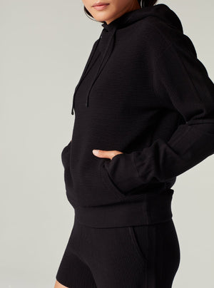 Portola Pullover Hoodie - Black - Blanc Noir Online Store