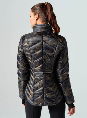 PUFFER WITH REFLECTIVE JACKET - Blanc Noir Online Store