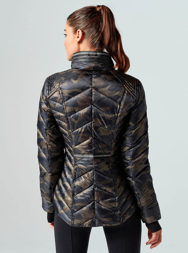 PUFFER WITH REFLECTIVE JACKET - Blanc Noir Online Store