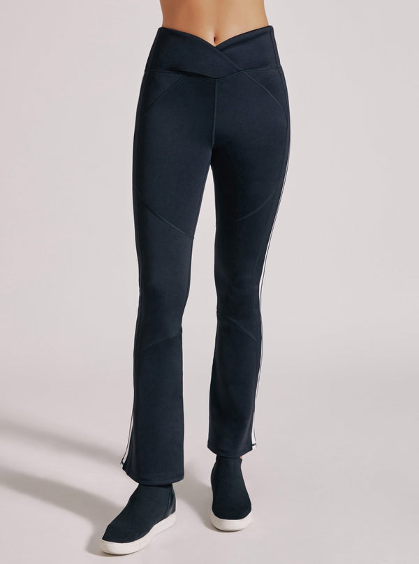 RACING STRIPE BOOTCUT LEGGING - Blanc Noir Online Store