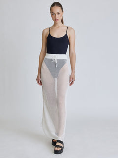 SIDE RUCHED SKIRT - final sale - Blanc Noir Online Store
