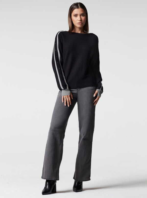 SPORTY PORTOLA SWEATER - Blanc Noir Online Store