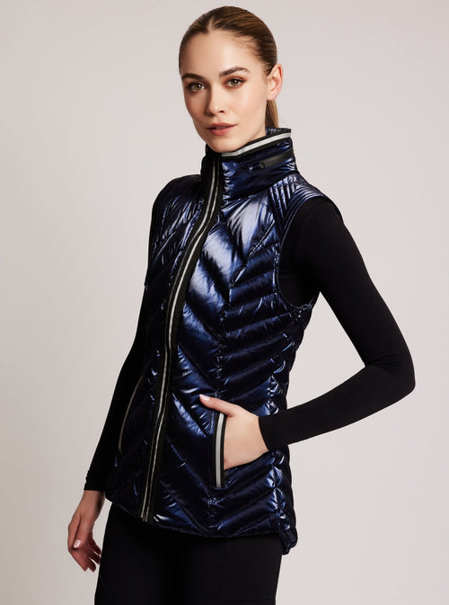 Super Hero Vest With Reflective Trim - final sale - Blanc Noir Online Store
