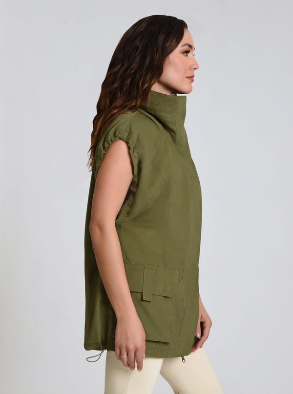 Svetlana Oversize Vest - Blanc Noir Online Store