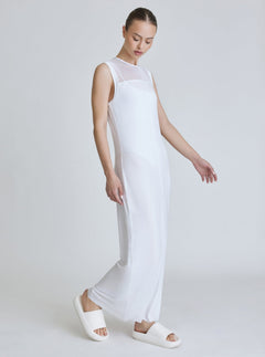 TAO SIDE RUCHED DRESS - Blanc Noir Online Store