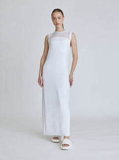 TAO SIDE RUCHED DRESS - Blanc Noir Online Store