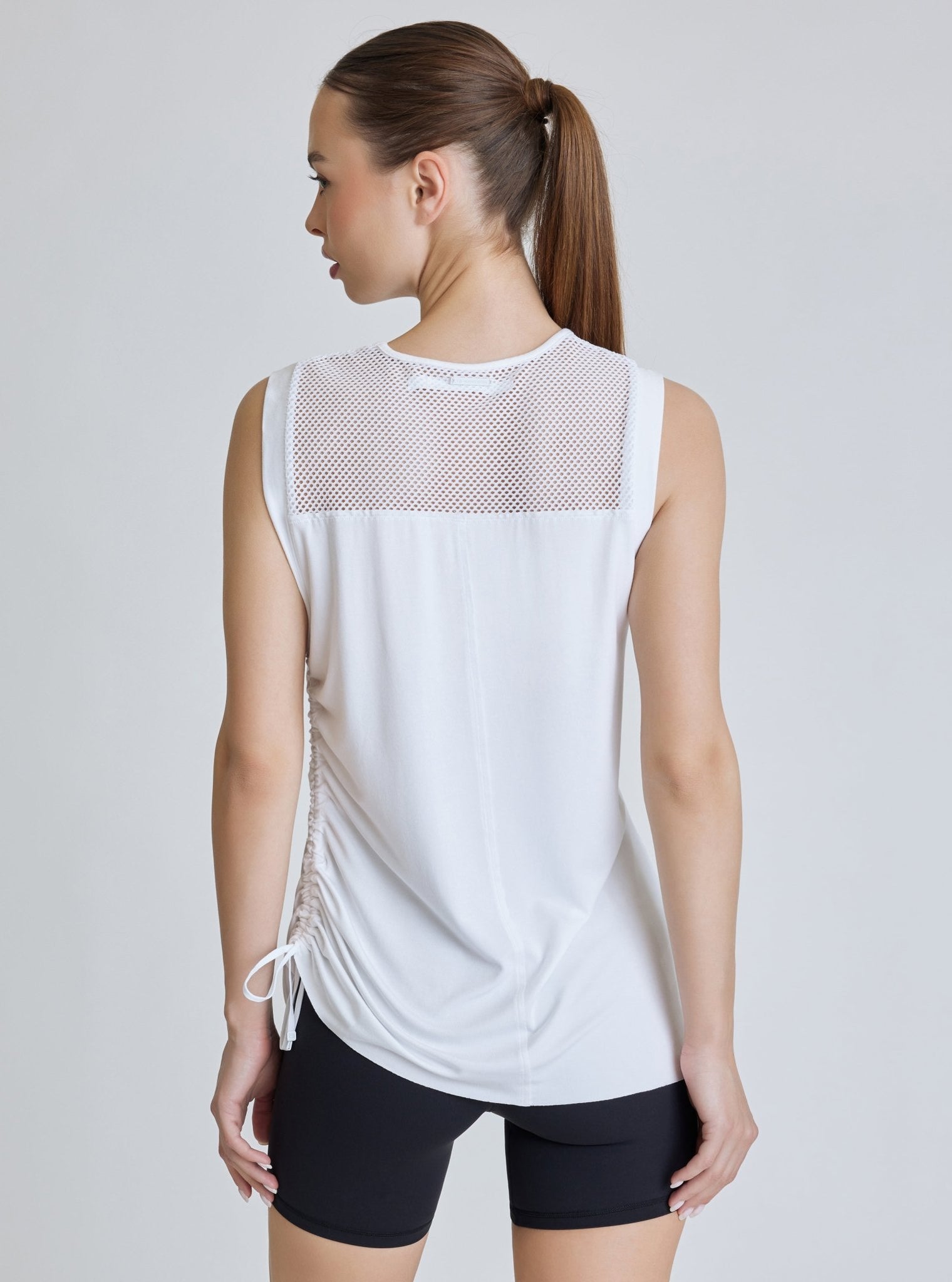 TAO SIDE RUCHED TUNIC - Blanc Noir Online Store