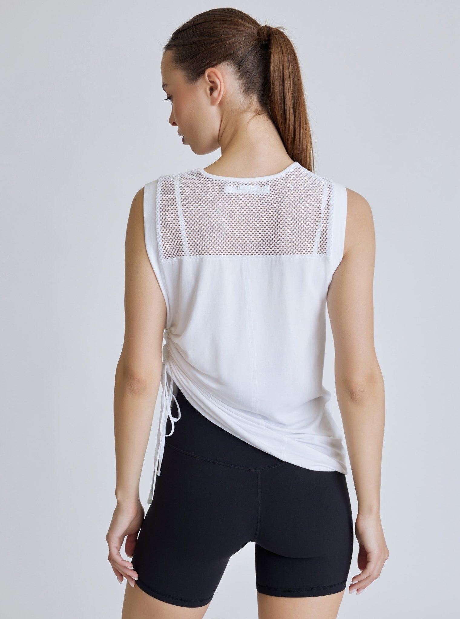 TAO SIDE RUCHED TUNIC - Blanc Noir Online Store