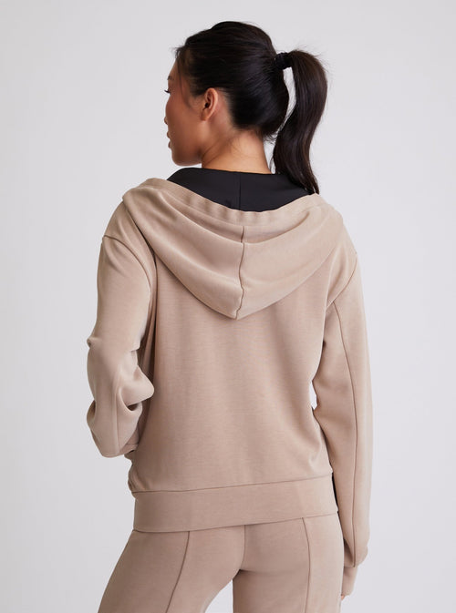 Travel Twin: Brooke Reflective Hoodie - Blanc Noir Online Store