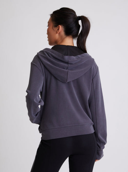 Travel Twin: Brooke Reflective Hoodie - Blanc Noir Online Store